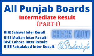 Read more about the article Inter Part 1 Result 2021 Punjab Board